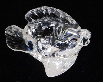 Glass fish by Goebel 1981 adorable little collectible clear glass
