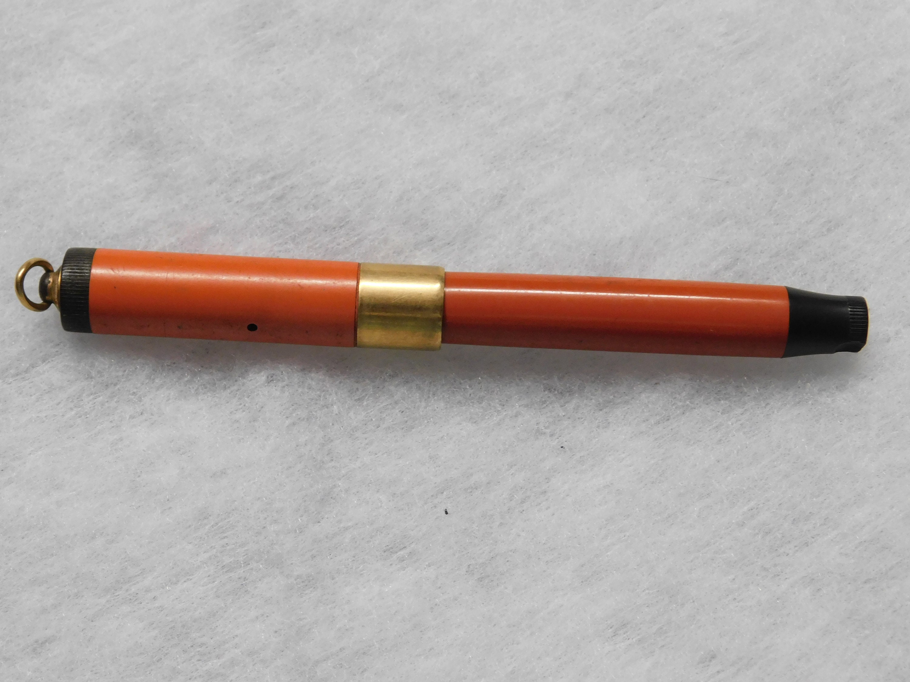 Geo S Parker Lady Duofold Lucky Curve Fountain Pen Orange Geo S Parker Lady Duofold Lucky Curve Fountain Pen Orange
