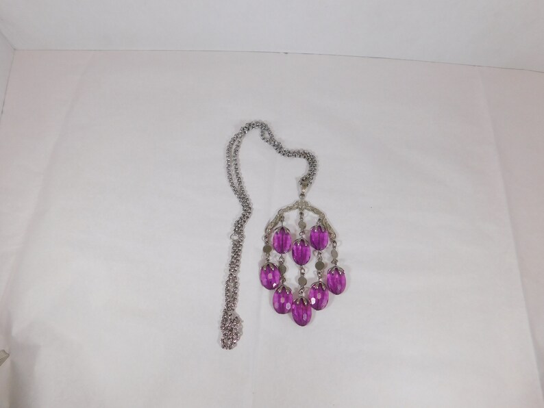 Sarah Coventry/'s Wisteria silver tone necklace