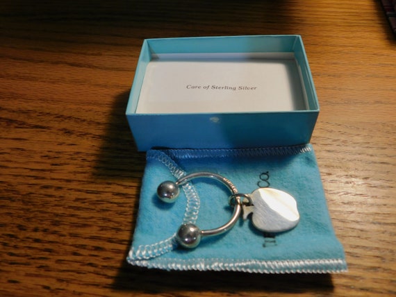 Sterling Tiffany \u0026 Co Key Ring With 