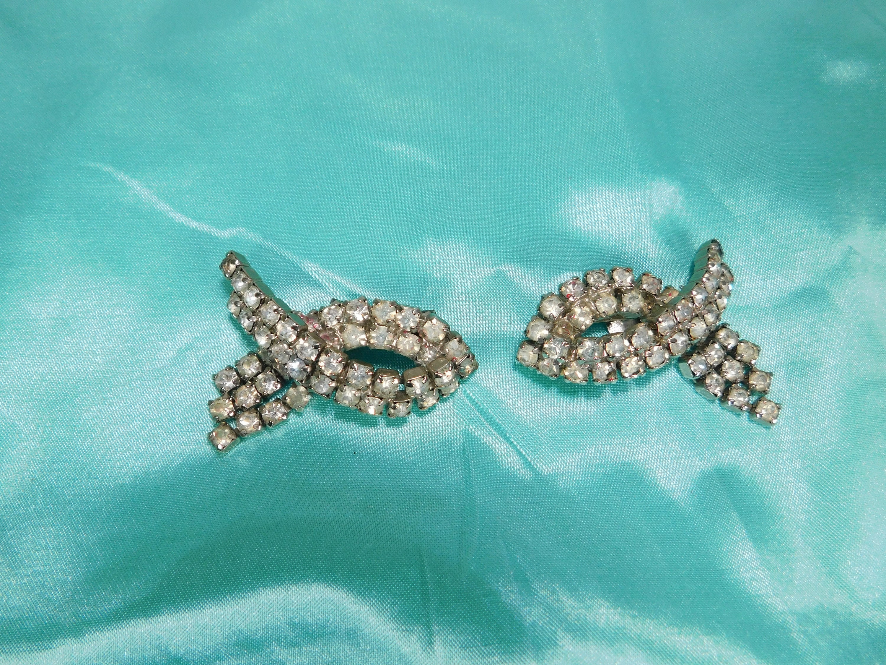 Vintage Rhinestone Shoe Clips by Musi – The Jewelry Lady's Store