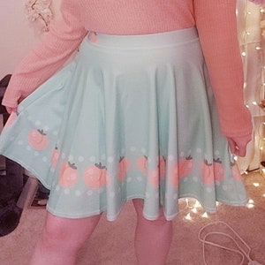Peach Milkshake Skater Skirt
