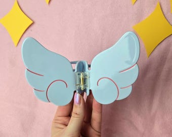 Blue Pastel Angel Wing Hairclaw