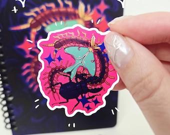 Abyssal Insects - Neon Magenta Bug Sticker