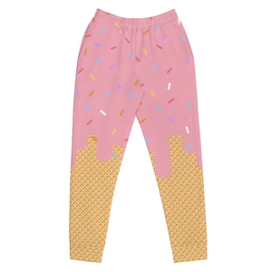 Strawberry Drippy Icecream Joggers
