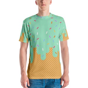 Drippy Mint Ice Cream unisex tee