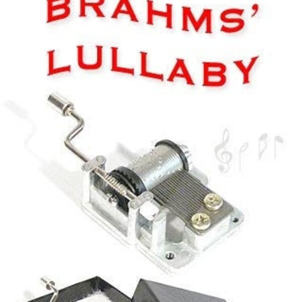 Brahm's Lullaby Hurdy Gurdy Music Box Style 1957s Reproduction