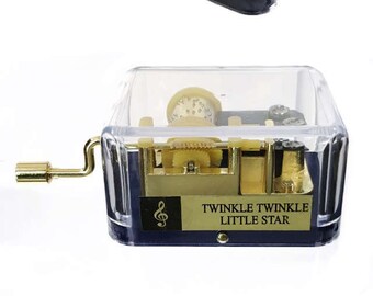 Twinkle Little Star Golden Windup Music Box