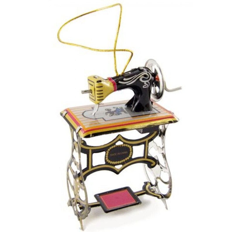 Sewing Machine Ornament Etsy
