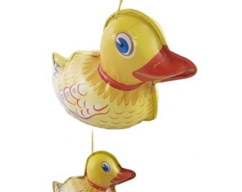 Tin Toy Duck Ornament