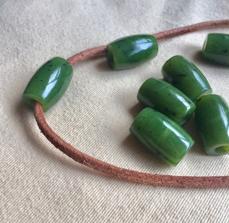 Canadian Nephrite Jade Canada Jade Barrel Pendant Canadian Etsy Canada