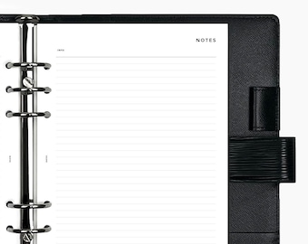Notes  - PRINTED Planner Inserts & Agenda Refill - Pocket, Personal, A5
