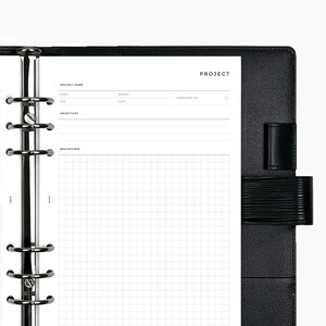 Project Plan  - PRINTED Planner Inserts & Agenda Refill - Pocket, Personal, A5