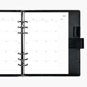 2026 Monthly Planner  Inserts - PRINTED Planner Inserts & Agenda Refill - Month on 4 Pages - A5, Personal, Pocket, Half Letter