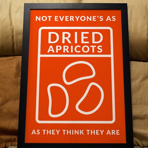 James Acaster not Everyone's as Dried Apricots as Etsy