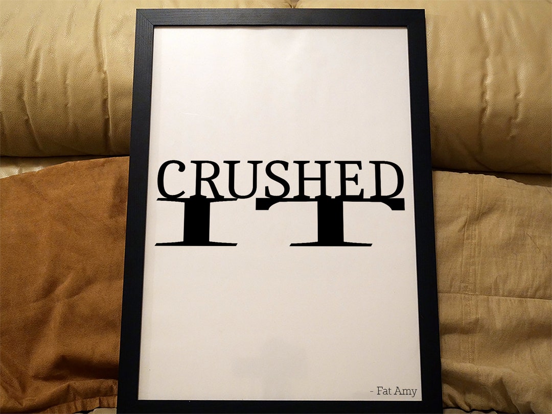 Pitch Perfect crushed It Fat Amy Physical Print Poster Unframed Etsy
