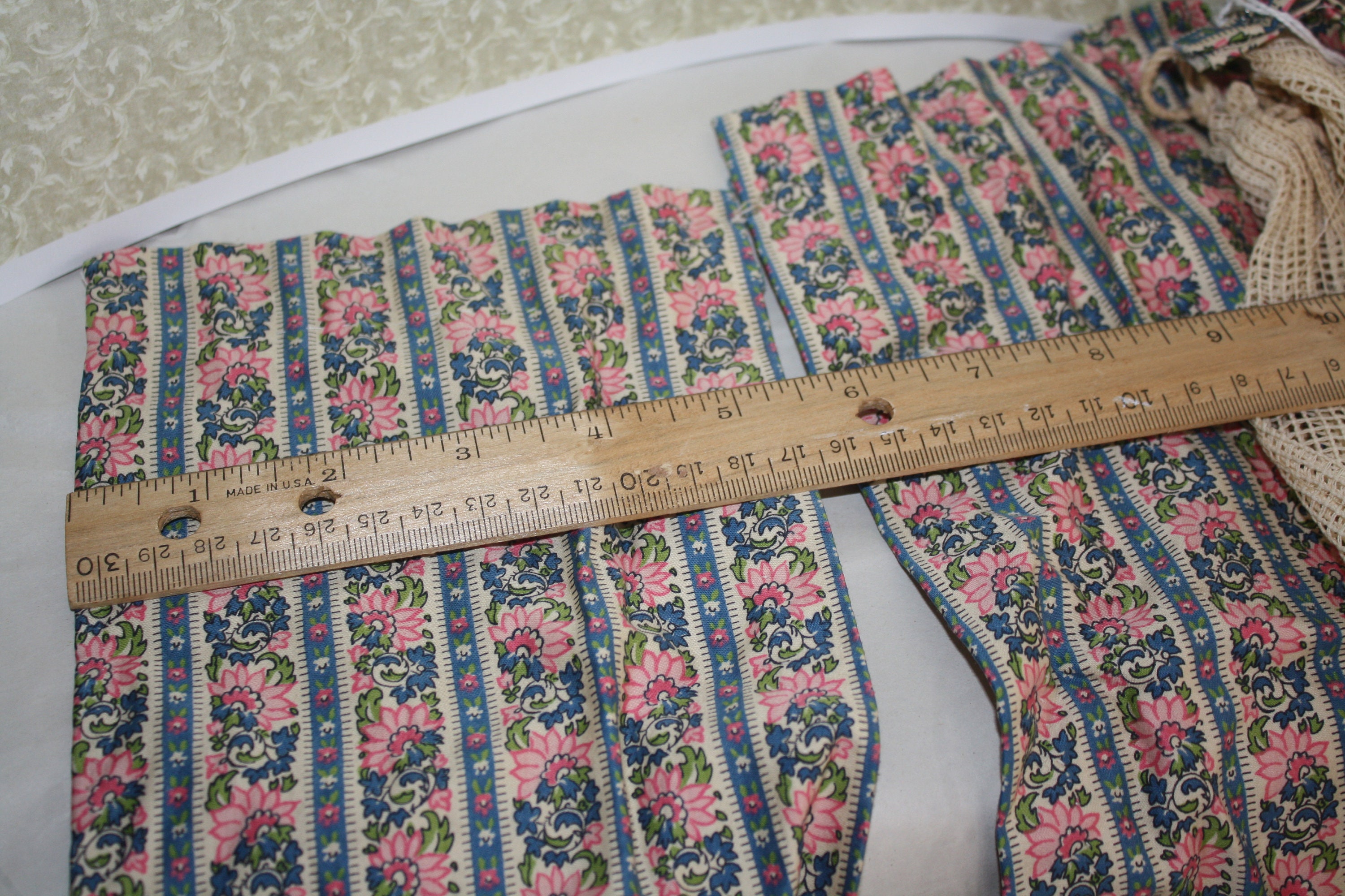 Vintage Dollhouse Drapes Etsy
