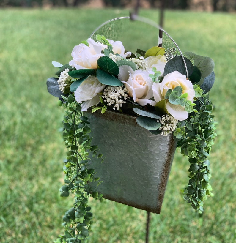 Wedding Decor Wedding Isle Decorations Hanging Tin Etsy