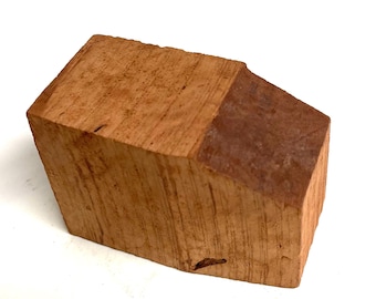 Exotic Briar Burl Block Ebauchon M Type : Pipe Making Wood (2.75x2x1.5")
