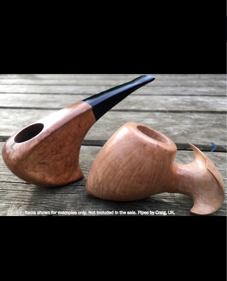 Exotic Briar Burl Pipe Making Wood Block Briar Ebauchon R Type Smoking