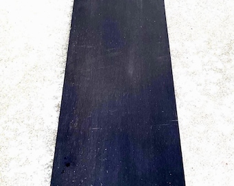 Stew-Mac Style Unslotted Bass Fingerboard for Guitar Ebony Quarter Sawn 28"x3 7/8"x3/8"