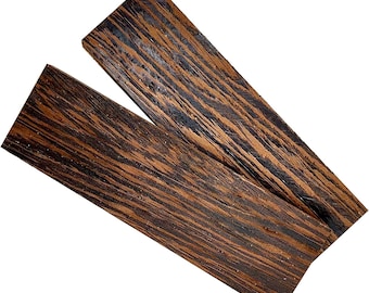 2 Pieces Wenge Wood Knife Scales Knife Handles Building Craft Project Lumber