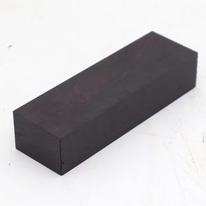 1 African Blackwood Knife Handle Block 5x1.5x1 inch Wood For Making Knives Grips Knobs