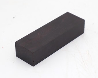 1 African Blackwood Knife Handle Block 5x1.5x1 inch Wood For Making Knives Grips Knobs