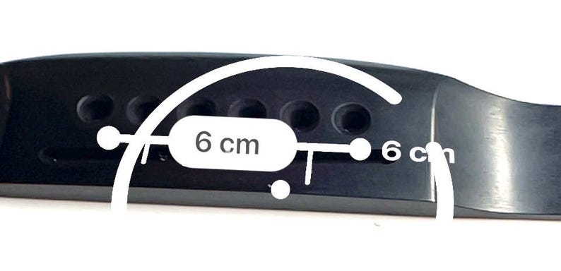 Ebenholz Brücke für Akustische Gitarre : Martin D18 & Universal Spares Bild 7
