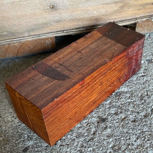 Cocobolo madeira serrada em branco 2”x2”x6” tacos de sinuca para construção de cabos de faca para projetos de marcenaria