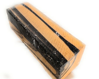 2 Pezzi Di Legno Ebano 300mm X 20mm - Tondini Tondi Per Fai Da Te E Modellismo