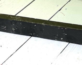 Gabon Ebony Hardwood 32x2.75x1 inch Guitar Neck Building Blank Bass Guitar Fingerboard Making Lumber Woodworking Projects (0748)