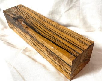 Exact Black and White Ebony Wood Block: DIY Project Lumber (3x3x12 inch) Pale Moon Ebony