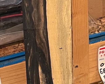 Black & White Ebony Wood Guitar Fingerboard Luthier Guitar Building Parts