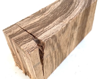 Zebrawood Lumber Block Woodturning Blank 5x2x2 Square Woodworking Projects