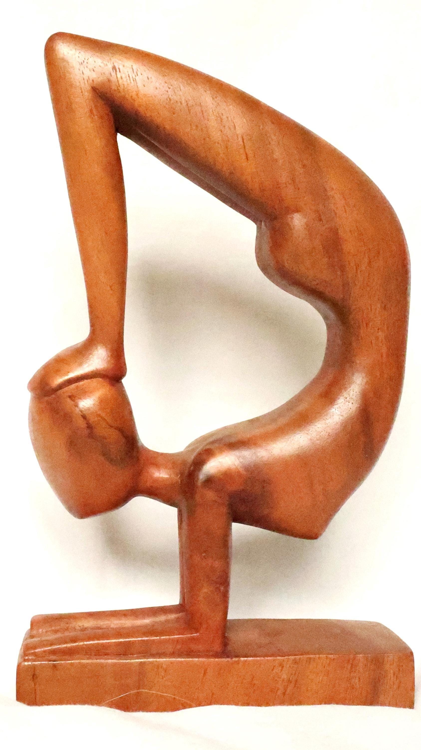 Wood Yoga Pose Figurine - Etsy