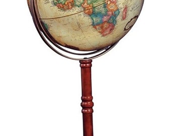 Vtg Replogle World Globe 16" Floor Model