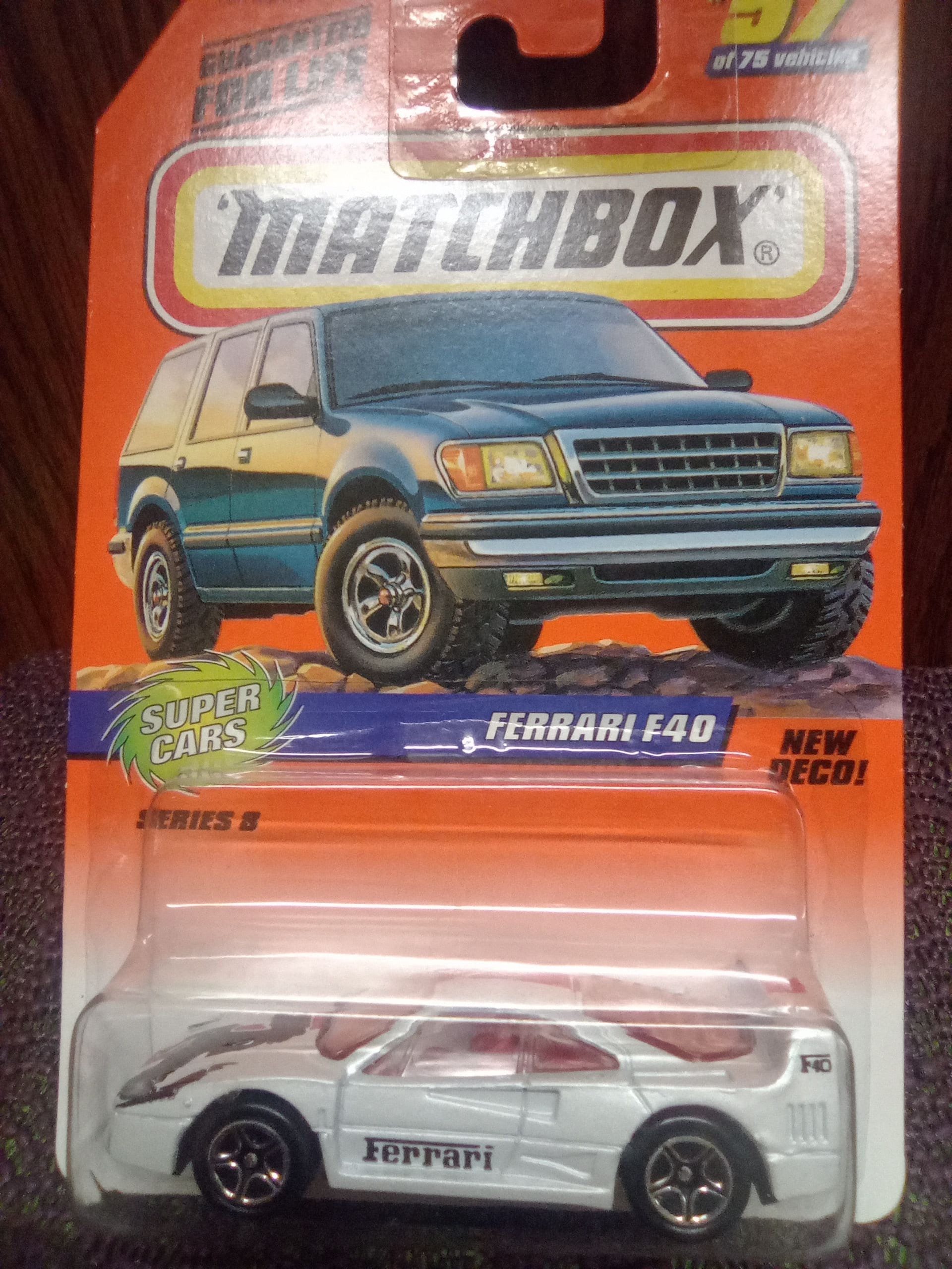 1997 Matchbox White Ferrari F40 - Etsy