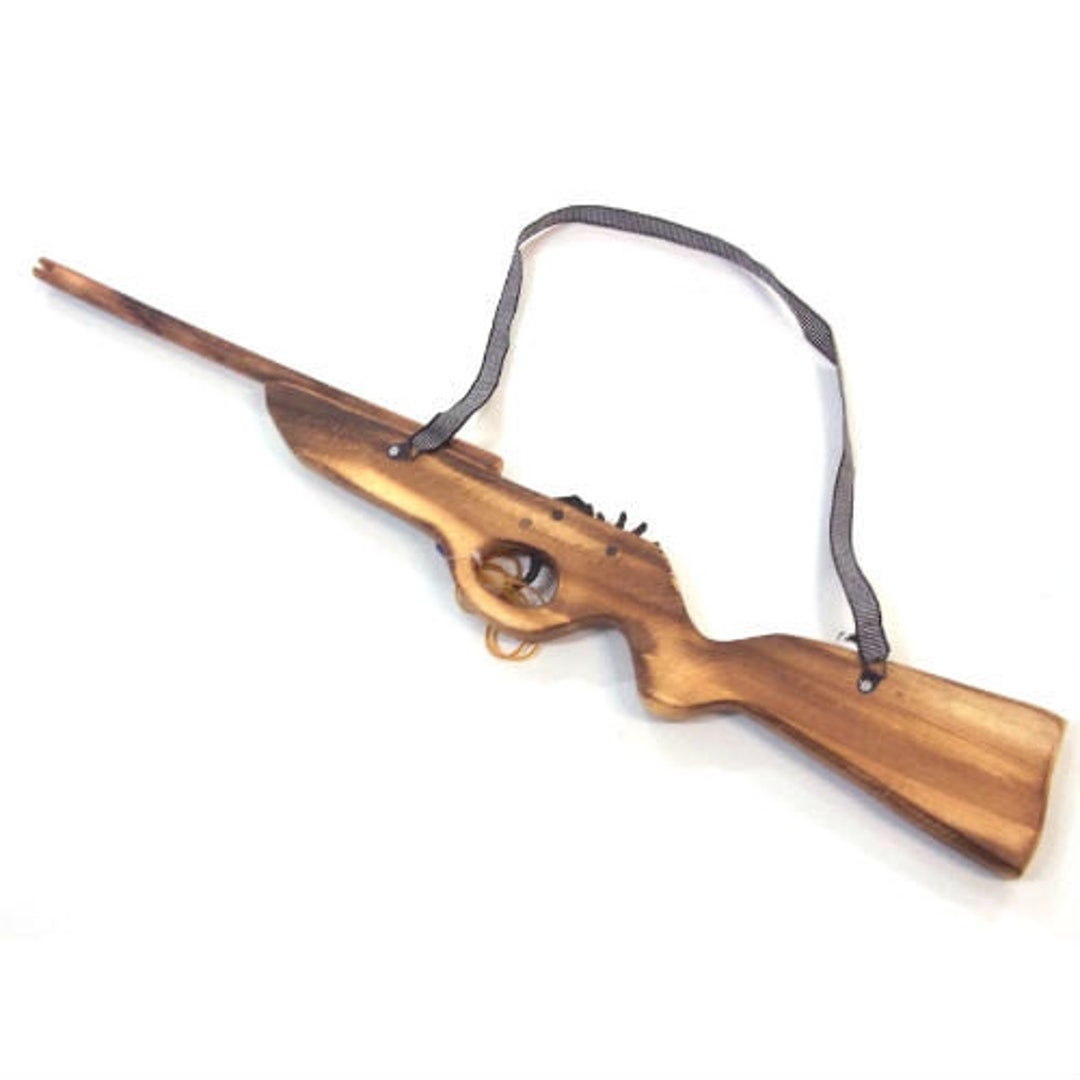 1 Wooden Rubber Band Gun Rifle - Etsy