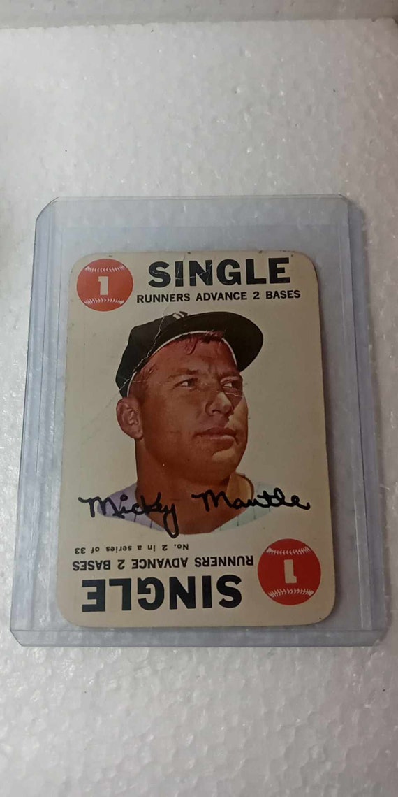 Mickey Mantle Card 1968 Topps Game Blue Back - Etsy Finland
