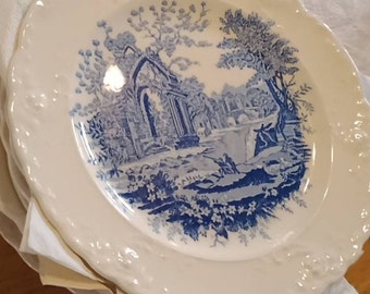 11 PCs English Abbey Transfer Ware Collection