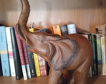 Elephant Statue Trunk Up Good Luck