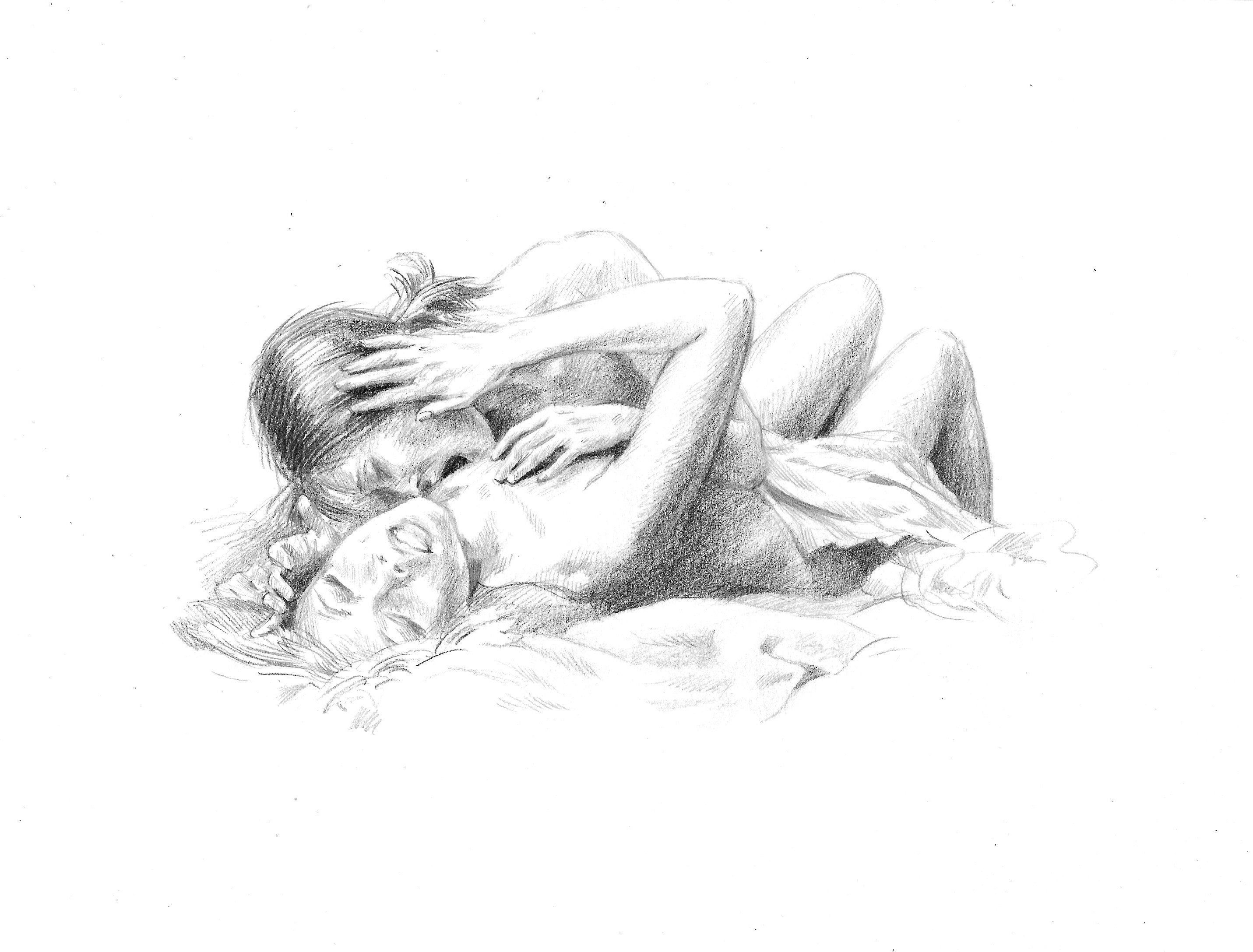 Pencil erotic art