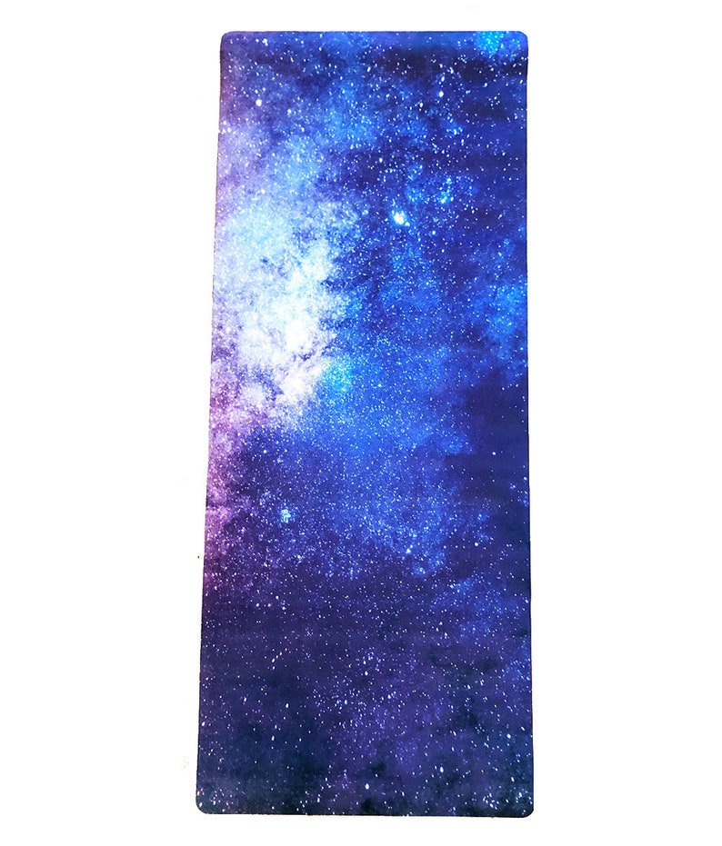 Llamaste Kids All In One Mat in Galaxy Washable Children's 100% Suede Yoga Mat image 2