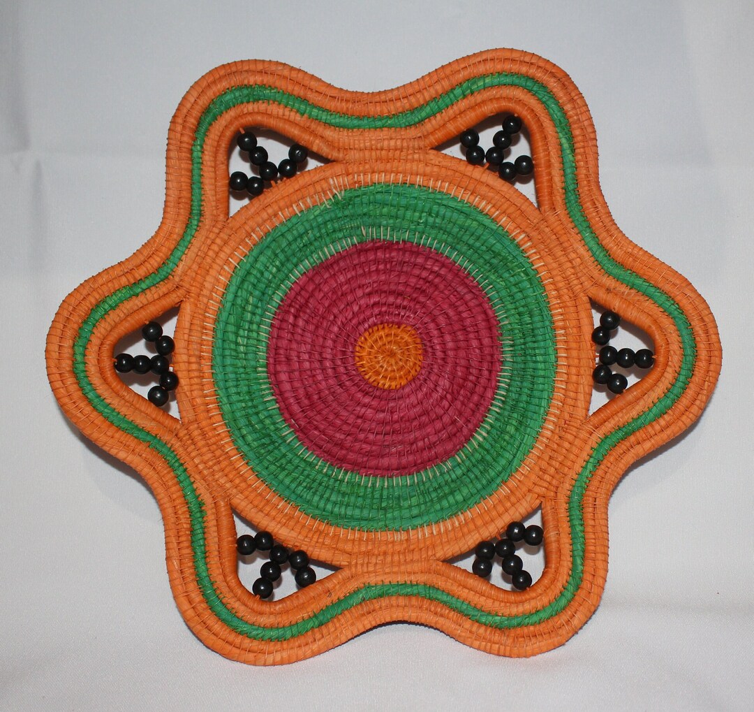 Peruvian Handcrafted Basket / Wall Hanging Basket Etsy