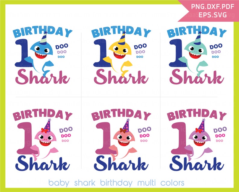 Download Contoh Soal Hots Sd Baby Shark 2nd Birthday Svg SVG, PNG, EPS, DXF File