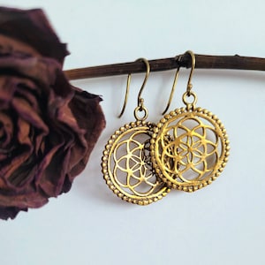 Mandala earrings