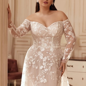 sachin and babi light blue dress Plus-Size Bridal Gown main image 1