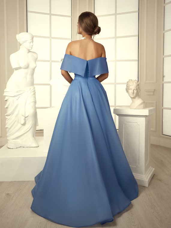 sachin and babi light blue dress Red Carpet Dress Sale