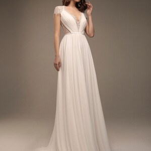 grecian ivory dress ASOS DESIGN Bridal one shoulder grecian inspired wedding dress in ivory